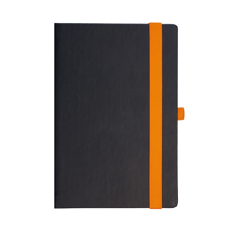 BELEŽKA A5 Z ELASTIKO HAWAII - oranžna 