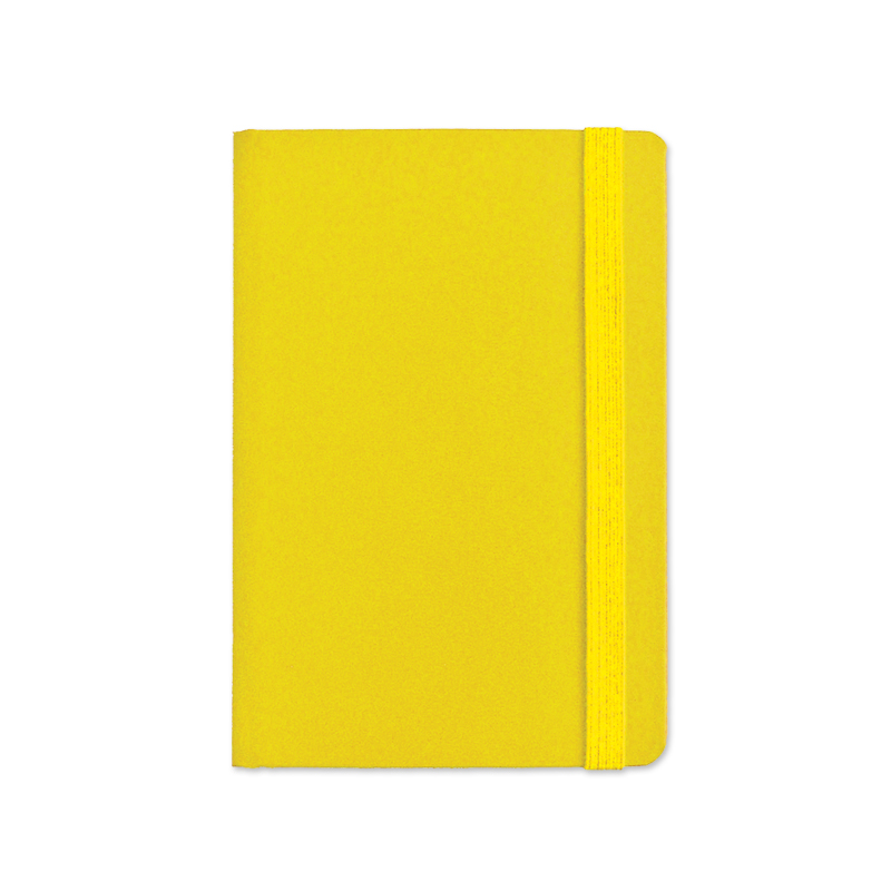 BELEŽKA A5 Z ELASTIKO - rumena 