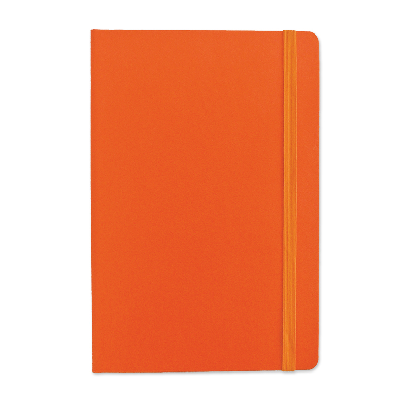 BELEŽKA B5 Z ELASTIKO - oranžna 