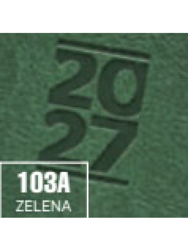 ROKOVNIK B5 DNEVNI DATUMI - DNEVNIK - zelena
