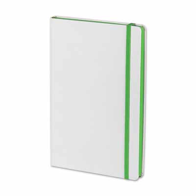 BELEŽKA A5 FLUX WHITE - zelena 