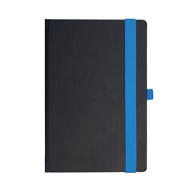 BELEŽKA A5 Z ELASTIKO HAWAII - modra 