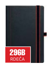 BELEŽKA A5 STANLEY BLACK / ART. 991.033 - rdeča 
