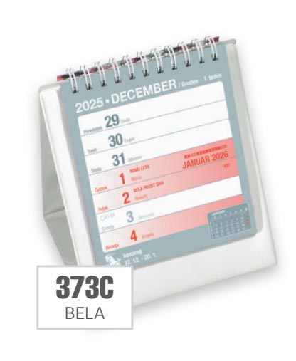 NAMIZNI TEDENSKI – PIRAMIDA - bela  