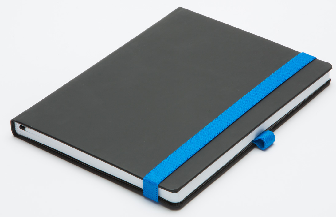 ROKOVNIK B5 MILANO - črno modra 