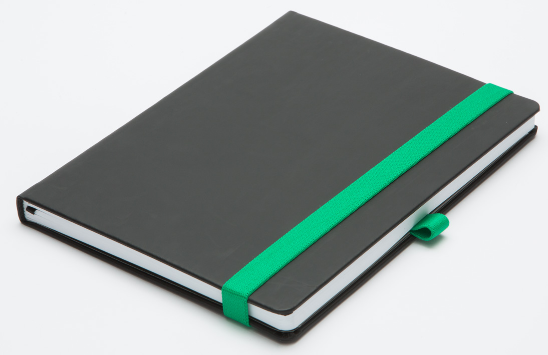 ROKOVNIK B5 MILANO - črno zelena 