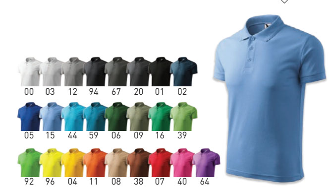 PIQUE POLO MOŠKA MAJICA /art. 203 BELA 